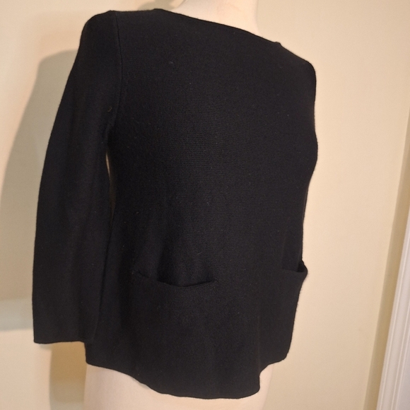 COS A Line Slit Pocket Merino Wool Sweater Size S - Picture 5 of 10